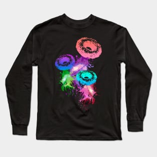 Colorful Donuts - Version 2 Long Sleeve T-Shirt